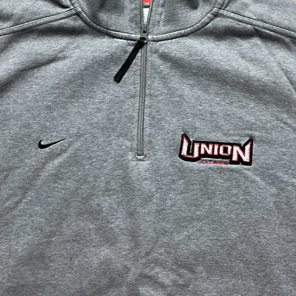 Vintage Nike 1/4 zip sweatshirt track jacket - Picture 2 of 5